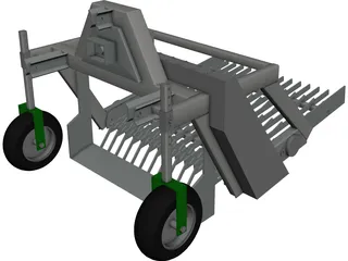 Seedlings Digger 3D Model preview