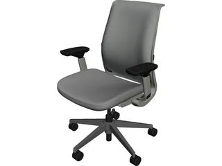 Office Chair 3D Model preview