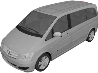 Mercedes-Benz Viano (2010) 3D Model preview