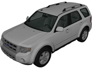 Ford Escape (2012) 3D Model preview