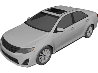 Toyota Camry (2012) 3D Model preview