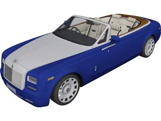 Rolls-Royce Phantom Drophead Coupe (2013) 3D Model preview