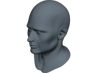 Human Face 3D Model preview