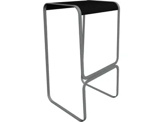Bar Stool Continuum 3D Model preview
