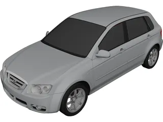 Kia Spectra (2007) 3D Model preview