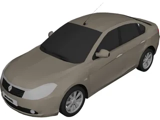 Renault Symbol (2010) 3D Model preview