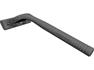 Razor Hand Shaver 3D Model preview