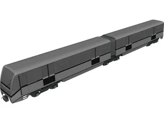 Train 3D Model preview