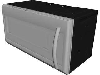 Microwave Oven 3D Model preview