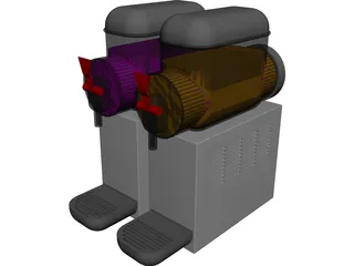 Sorbet Maker 3D Model preview