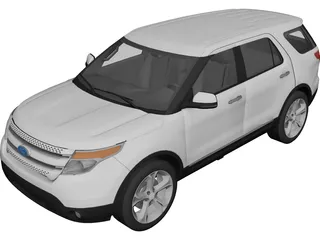 Ford Explorer (2011) 3D Model preview