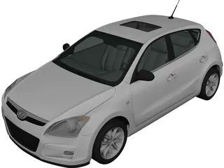Hyundai i30 (2010) 3D Model preview