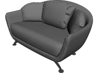 Sofa Alabama 3D Model preview