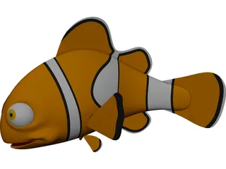 Nemo Fish 3D Model preview
