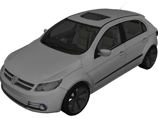 Volkswagen Gol G5 (2009) 3D Model preview