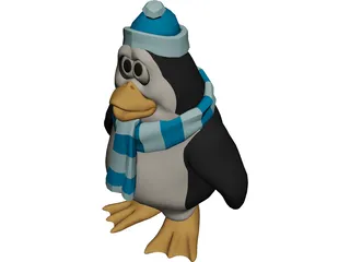 Penguin 3D Model preview