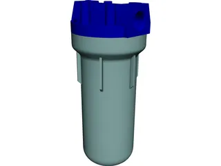 Water Filter 3D Model preview