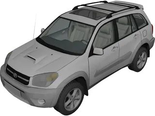 Toyota RAV4 5-door (2004) 3D Model preview