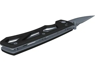 Tactical Knife 3D Model preview