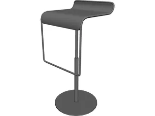 Modern Seat 3D Model preview