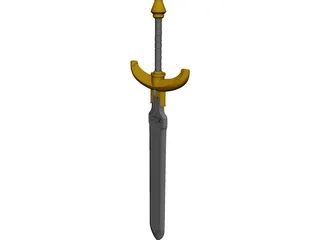 Zelda Sword Excalibur 3D Model preview