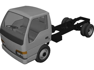 Isuzu NKR 3D Model preview