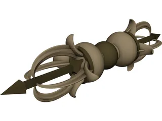 Vajra (Dorje) 3D Model preview