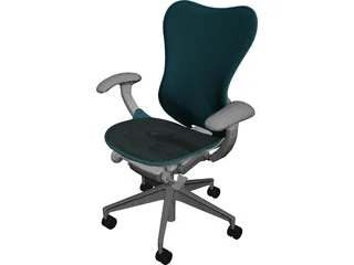 Mirra Chair 3D Model preview
