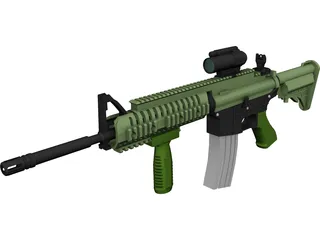 M4A1 3D Model preview