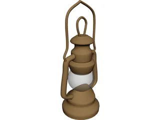 Ramadan Lantern Old 3D Model preview