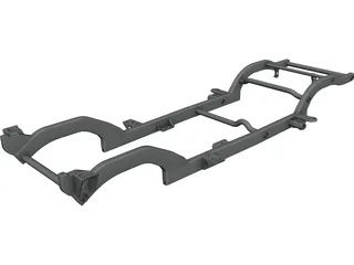 Suzuki Vitara Chassis 3D Model preview
