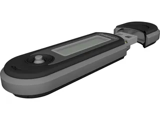 Intenso MP3 USB Stick 3D Model preview