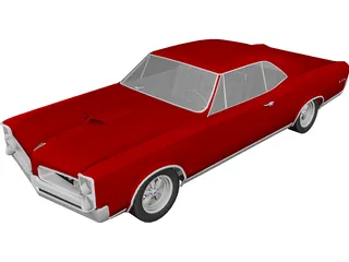 Pontiac GTO (1966) 3D Model preview