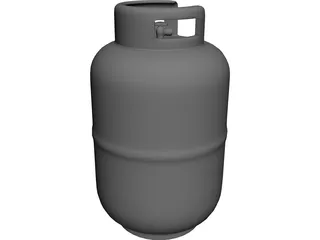 Gas Tank 3D Model preview