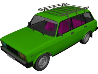 VAZ 2104 3D Model preview