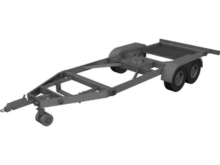 Trailer 3D Model preview