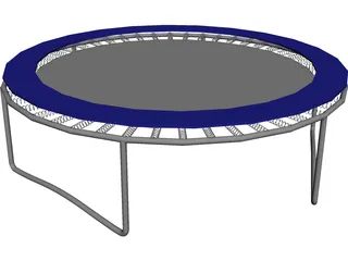 Trampoline 3D Model preview