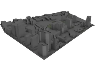 Minneapolis Washington Square 3D Model preview