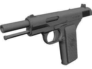 Zastava M57 3D Model preview