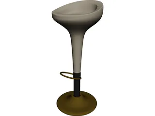 Bar Chair 3D Model preview