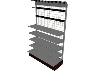Mesh Shelf 3D Model preview