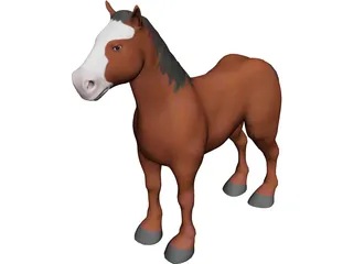 Horse 3D Model preview