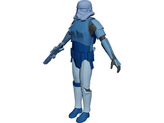 Star Wars Stormtrooper 3D Model preview