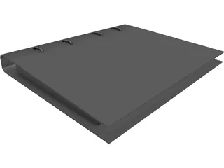 Folder 3D Model preview