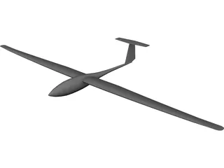 DG300 Glider 3D Model preview