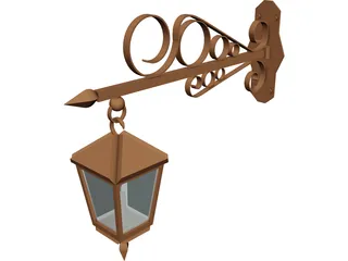 Light Candle Wall Mounted 3D Model preview