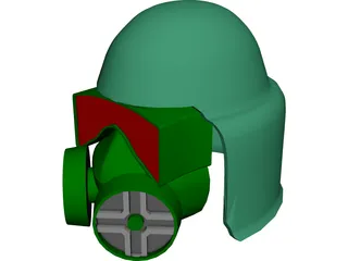 Gas Mask 3D Model preview