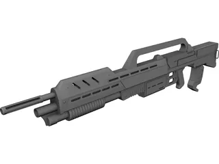 Morita Assault Rifle 3D Model preview