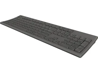 Computer Keyboard 3D Model preview