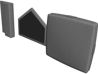 Baseball Bases 3D Model preview